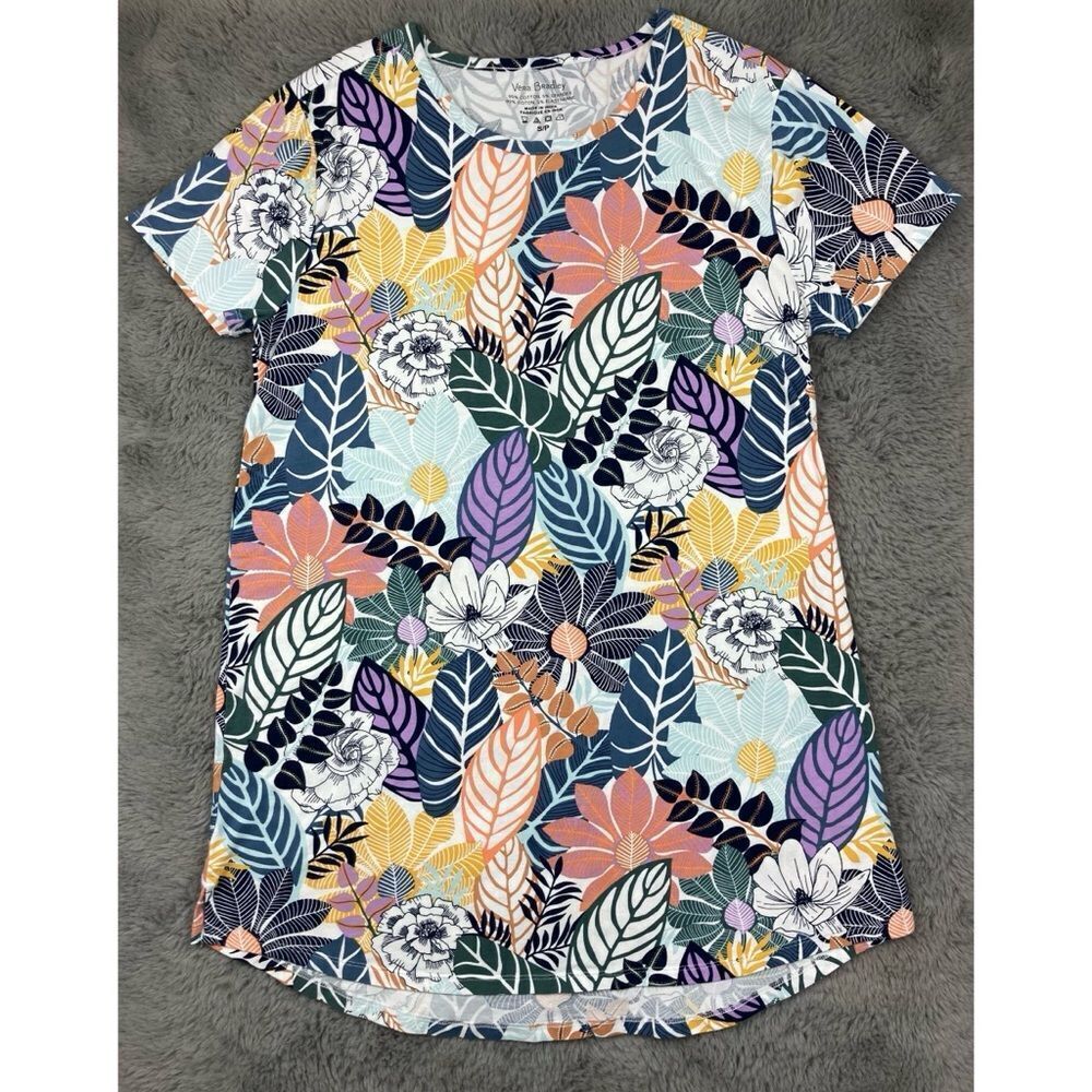 Vera Bradley palm floral night gown - Picture 1 of 5